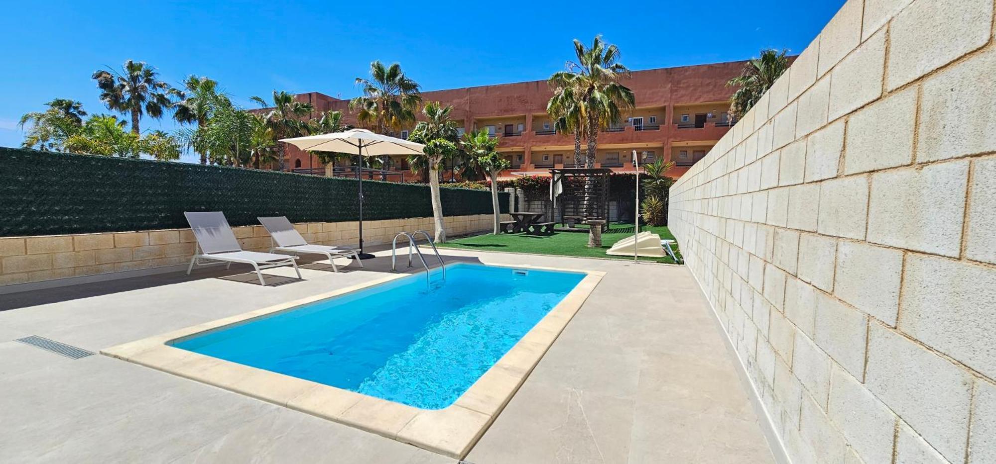 Homes Of Spain, Apartamentos Paraiso Vera Playa, Fatu Hiva, Bajo A Con Piscina Privada En Jardin Privado, Primera Linea De Playa, Wifi Exterior foto